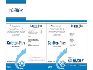 COLDTER PLUS - Altar Pharmaceuticals Pvt. Ltd.