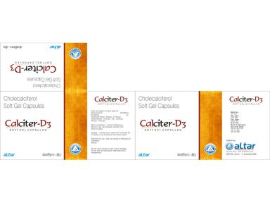 CALCITER - D3 - Altar Pharmaceuticals Pvt. Ltd.