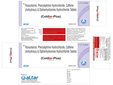 COLDTER PLUS - Altar Pharmaceuticals Pvt. Ltd.
