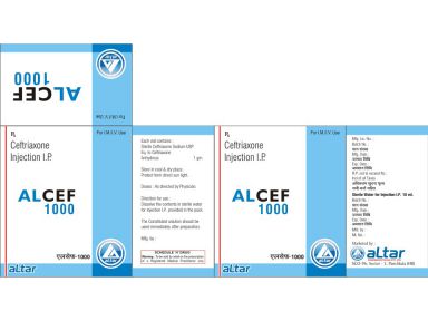 ALCEF - 1000 - Altar Pharmaceuticals Pvt. Ltd.