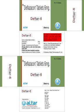 DEFTAR - 6 - Altar Pharmaceuticals Pvt. Ltd.