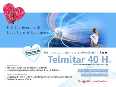 TELMITAR - 40 - Altar Pharmaceuticals Pvt. Ltd.