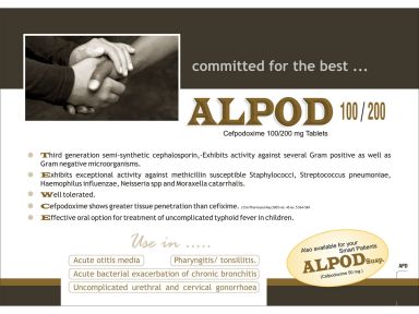 ALPOD - 100 - Altar Pharmaceuticals Pvt. Ltd.