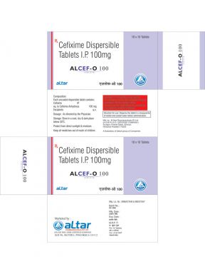 ALCEF - O 100 - Altar Pharmaceuticals Pvt. Ltd.
